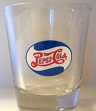 A Charming Pepsi Double Dot  1  1/2 oz. Shot Glass