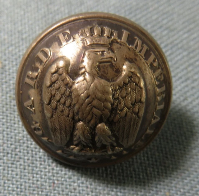 BOUTON GARDE IMPERIALE - 22mm - NAPOLEON III - CORDIER Frères, 1847-1865