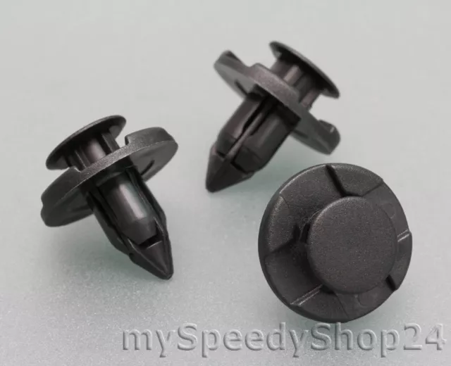 100x für Nissan Stoßstangen Radhausschale Kotflügel Bodenverkleidung Clips  8 mm
