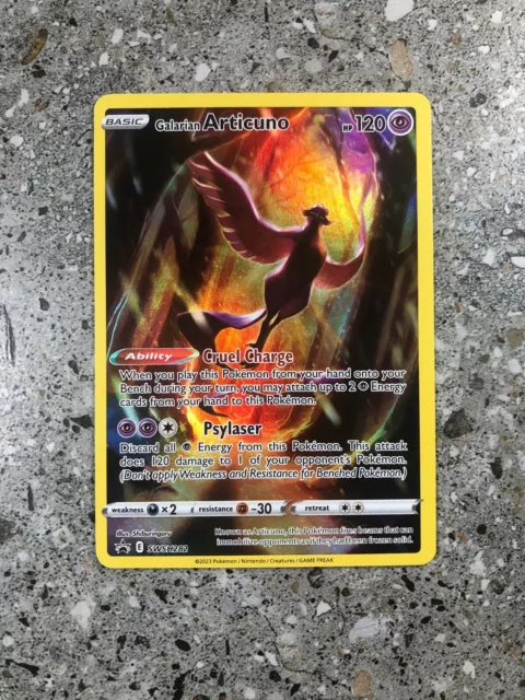 NM Pokemon Galarian Moltres Full Art SWSH284 Black Star Promo Card