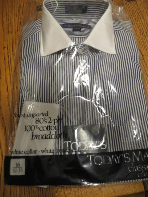 New Michael Kors 15 32/33 Men's Dress Shirt & Today's Man 16 32/33 100% Cotton