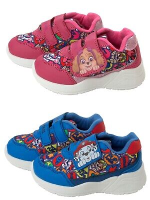 Girls Boys Official Paw Patrol Pup Character Trainers Kids Shoes Uk Size 5-10
