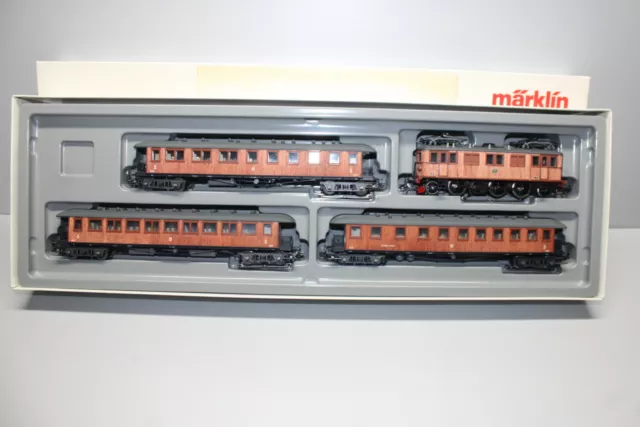 Märklin 2870 Historical Express Train From 1938 With Elok Sj Light Gauge H0 Ob