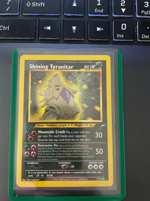 Shining Tyranitar Neo Destiny Near Mint