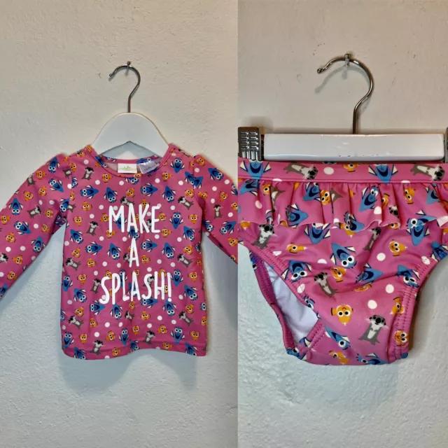 baby size 00 girl Disney Finding Nemo swimmers bathers togs