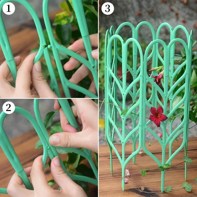 Cadre d'escalade Support d'escalade Support pour plantes Tige de fixation 7