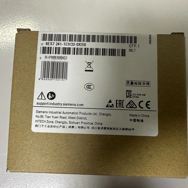 Siemens 6ES7214-1HG40-0XB0 Controller compatto CPU S7-1200 1214C: prestazioni elevate per l'automazione industriale Siemens 6ES7214-1HG40-0XB0 Controller compatto CPU S7-1200 1214C: prestazioni elevate per l'automazione industriale