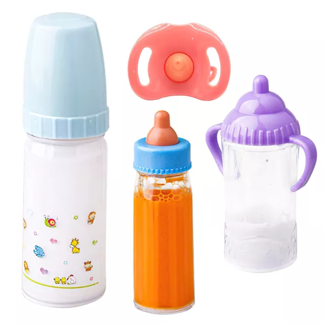 Baby Dolls Feeding Bottle Magic Set Disappearing Milk Pretend Play Toy