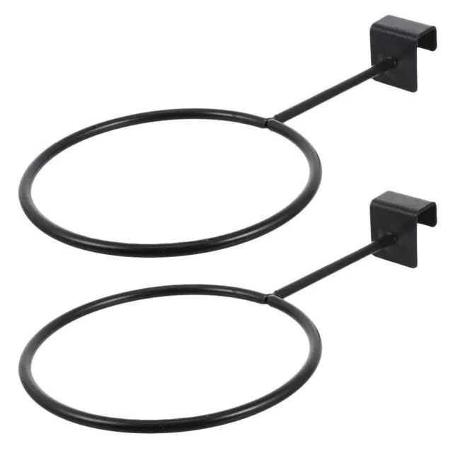 2 piezas soporte de soporte para monitor de bolas montaje en pared soporte de metal hogar