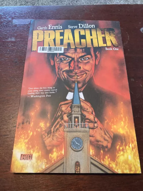 Preacher Deluxe Book 1 Softcover Vertigo Read Used TPB Garth Ennis Steve Dillon