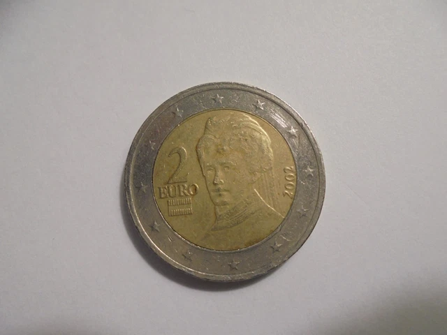 2 EUROS BARONE BERTHA VON SUTTNER 2002 Autriche EUR 200,00 - FR