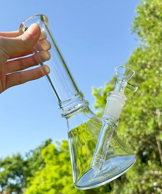 4-Pack 4.5" Hookah Downstems With 14mm Male Bowls - Glass Smoking Pipe Bong Accessories