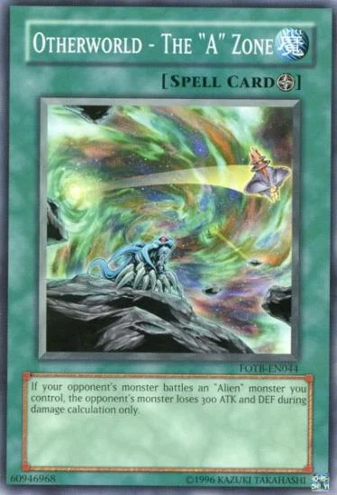 Otherworld - The "A" Zone FOTB-EN044 Common Unlimited Near Mint YuGiOh Card