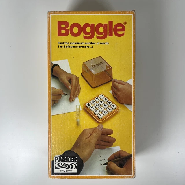 VINTAGE BOGGLE WORD Game Parker 1978 Complete £9.99 - PicClick UK