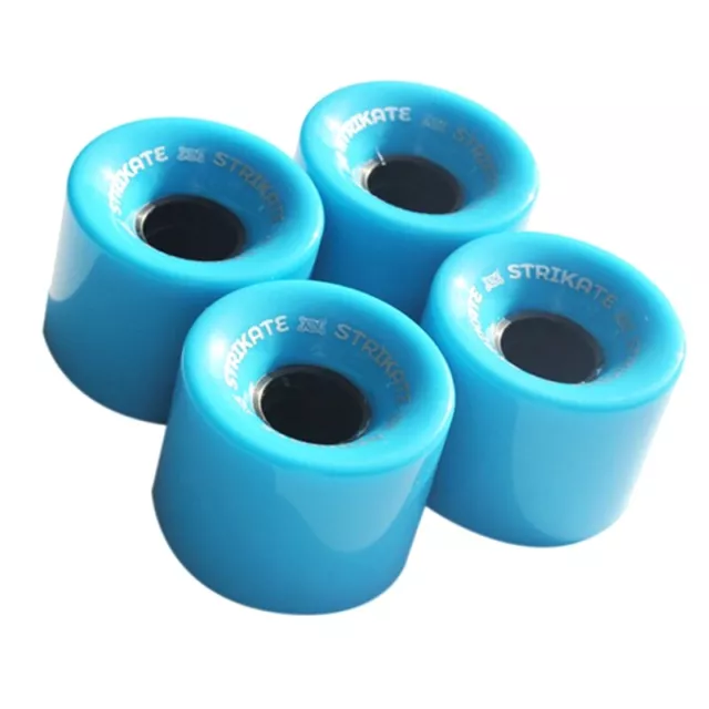 4 Stück 60 X 45 mm PU- Skateboard-, Blau J7T94069