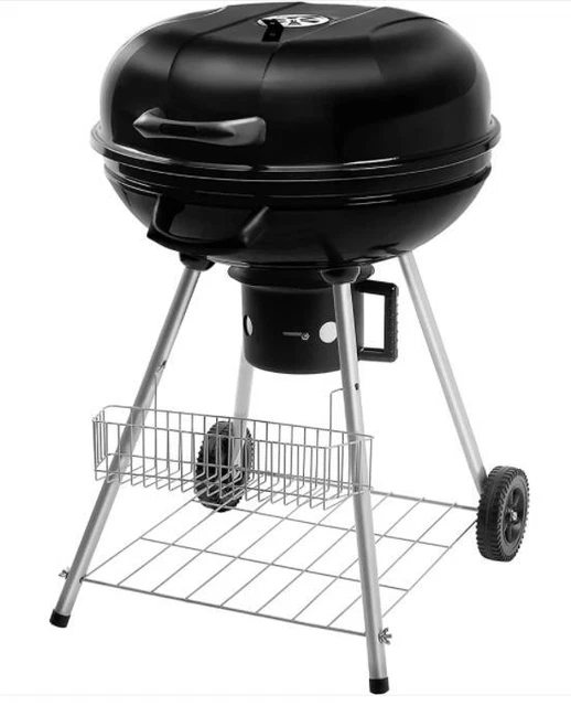 Kugelgrill Holzkohlegrill Standgrill Grillwagen Grill Rundgrill Mit Räder Deckel