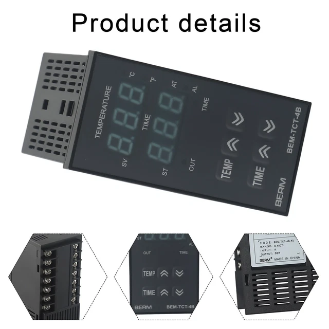 Regolatore 100-240VAC 50/60Hz compatibilità componenti regolatore temperatura tempo