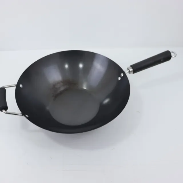 Ken Hom antiaderente in acciaio al carbonio wok 35 cm