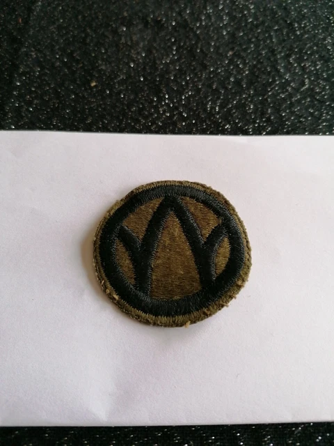 PATCH ARMEE US 89th INFANTRY DIVISION ww2 original EUR 8,00 - PicClick FR