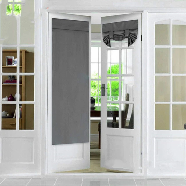 Door Curtain French Blackout Drapes Privacy Protection Decorative Kitchen