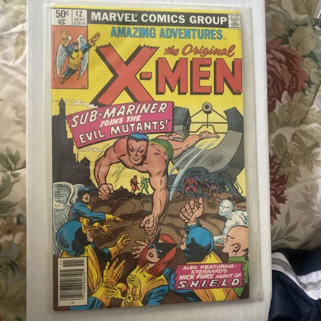 Amazing Adventures 12 The Original X-Men Marvel Vol 2 No 12 Nov 1980