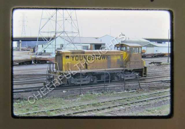 Original '74 Kodachrome Slide YSTX Youngstown Steel 909 SW1000 Chicago     38Y62