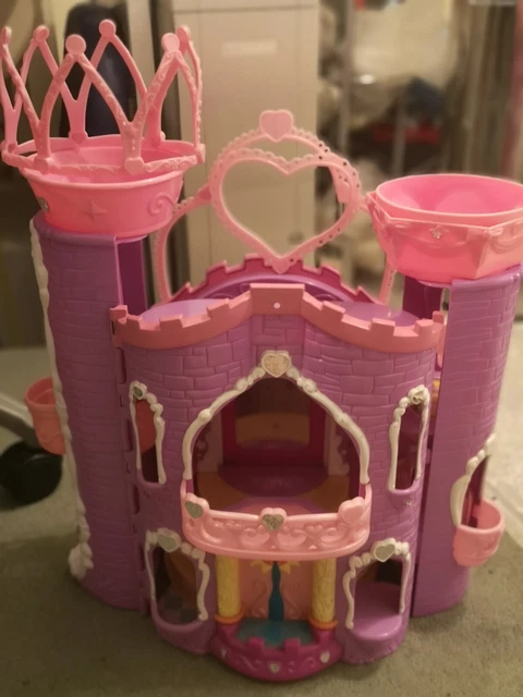 Château De Fête My Little Pony Vintage - Années 90, Rose Et Violet, Jeu De Rôle Pour Filles