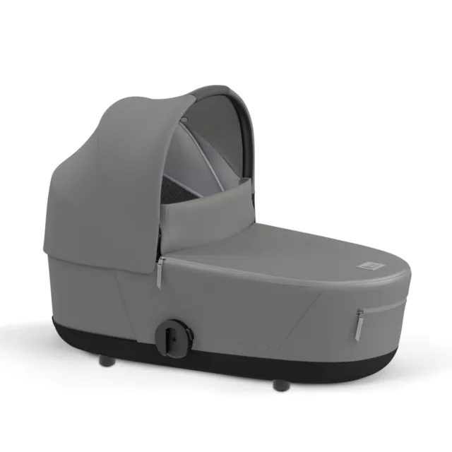 Colección Cybex Mios Lux Carrycot 2022 - bolsillo delantero incorporado - gris Soho