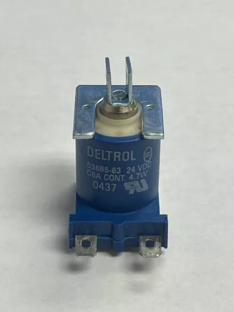 Deltrol Controls 53685-83 24V DC Solenoid 0437 C6A, Pull Solenoid 4.7W FS