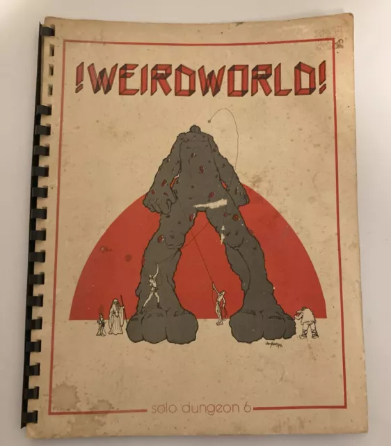 Tunnels & Trolls WEIRDWORLD! Solo Dungeon #6 1979 Flying Buffalo RPG OOP