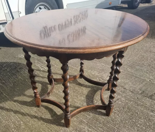 vintage round centre table