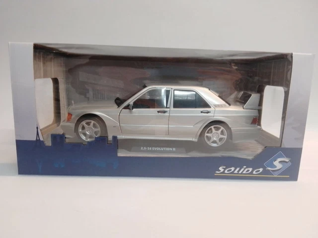 Solido Mercedes-Benz 190E 1:18 Voiture - Noire (S1801001 Solido Mercedes-Benz 190E 1:18 Voiture - Noire (S1801001