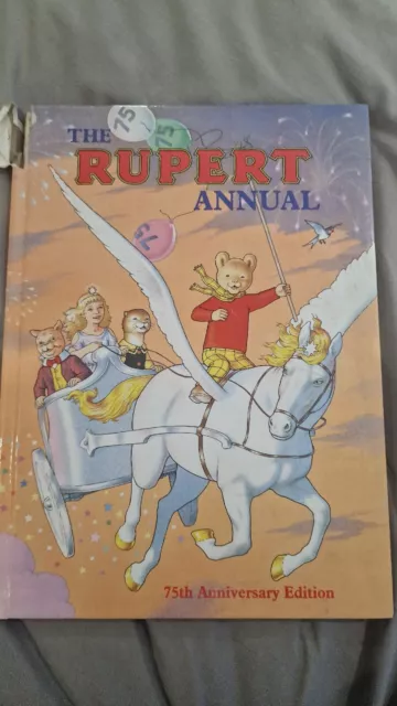 1995 RUPERT BEAR Annual 75th Anniversary Edition in good Condition