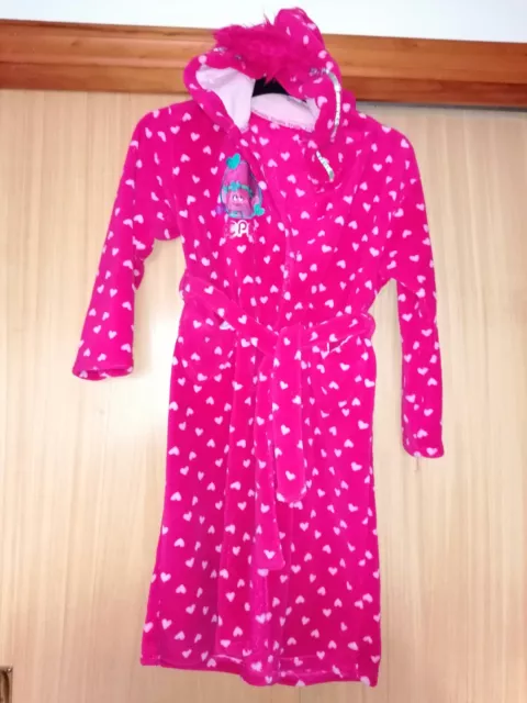 CREAM SPOTTED DRESSING gown from F&F at tesco aged 9-10 £7.00 - PicClick UK