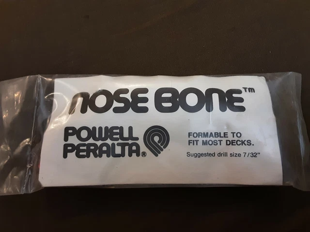 VINTAGE NOS POWELL Peralta Nose Bone Skateboard Nose Guard - Pink - in