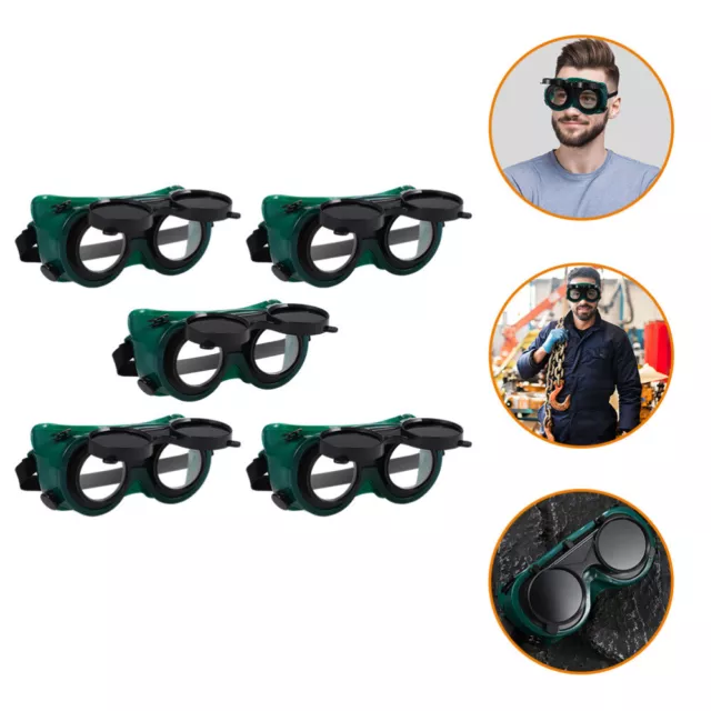 5 pezzi schermatura occhiali per saldatura occhiali per saldatura occhiali protettivi protezione occhi