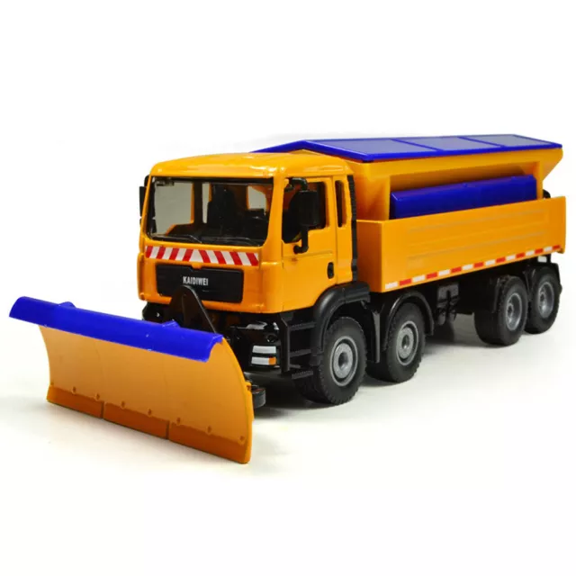 1:50 Snow Plow Truck Toy Model Car Toy Car Diecast Toy Truck for Kids Boys Gift