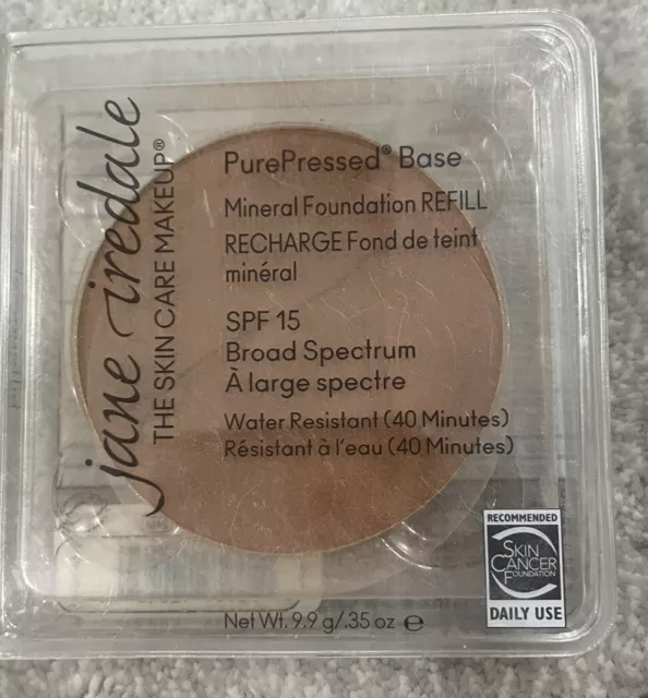 Jane Iredale Bittersweet Deeper Dark Pure Pressed Foundation Refill  .35oz NIB