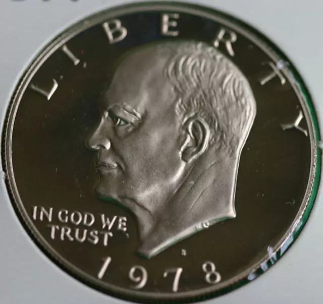 1978 S Eisenhower Dollar PROOF Clad Ike $1 1978 S US Mint Coin MADE IN the USA