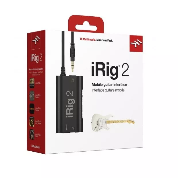 Interfaz de guitarra IK Multimedia iRig 2 para iOS y Mac