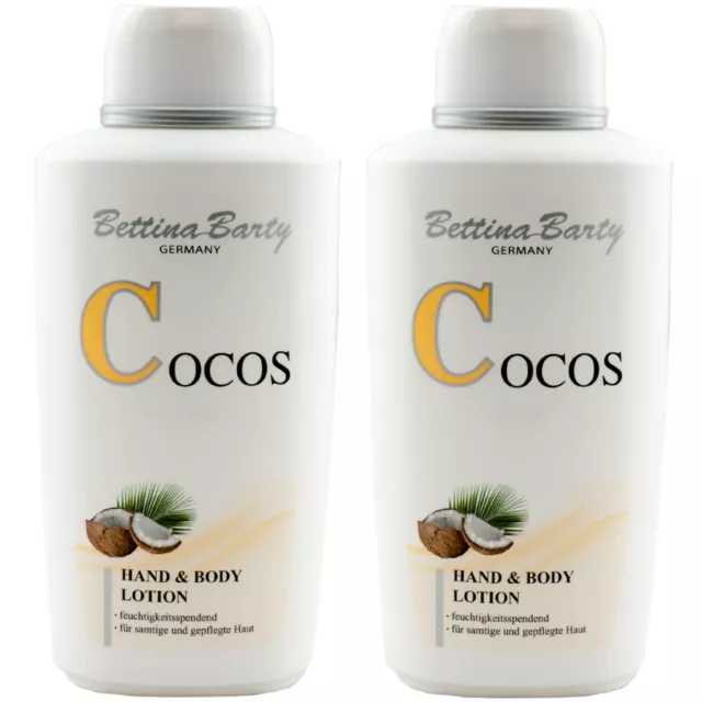 Bettina Barty Coco Main & Lotion Corps 2 X 500ml -feuchtigkeitsspendend