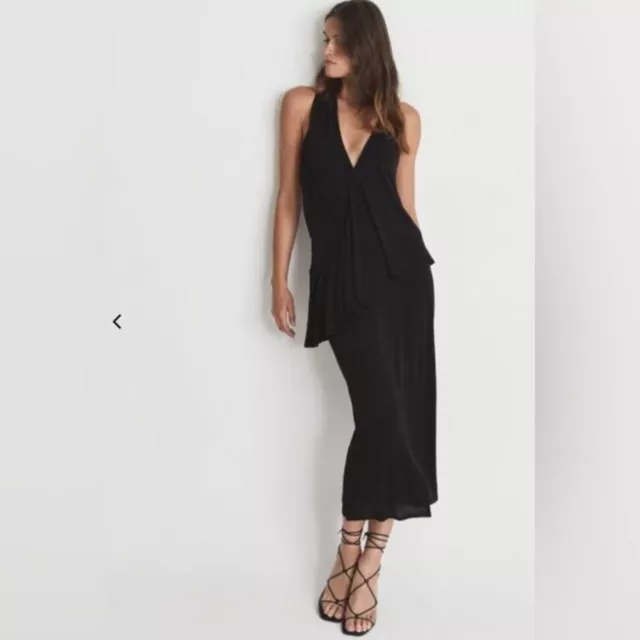 Reiss Xena strappy open back cocktail dress NWT Size 4