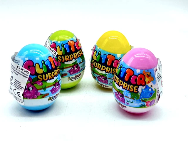 Glitter Surprise Ovetti Colorati Sorpresa + Rivista