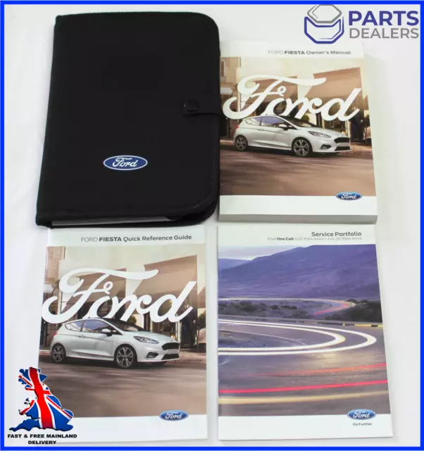 Genuine Ford Fiesta 2017-2021 Handbook Owners Manual Audio Navi Sync Pack +Sb