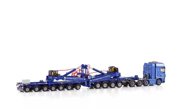 WSI 1:50 Rahbek DAF XF105 Super Space Cab 8x4 Mega Wind Mill Semitrailer 7axle 2