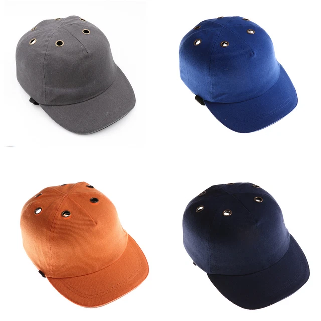 WORK SAFETY BUMP Cap Helmet Baseball Hat Style Protective Head Safety ...
