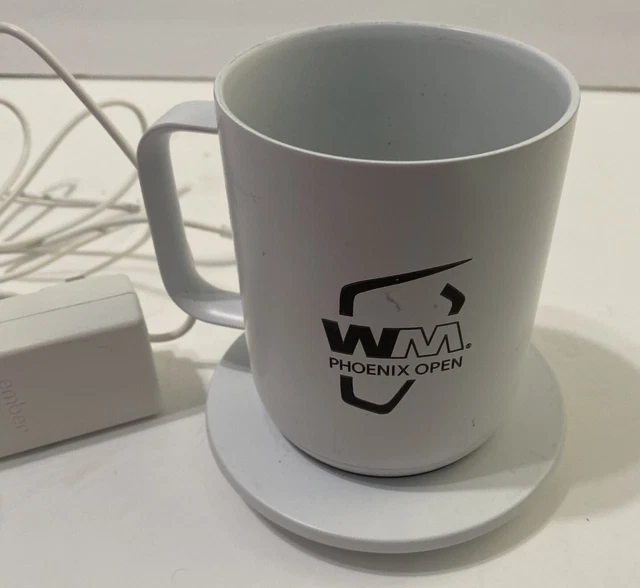 Ember Temp Control Smart Mug 10 oz White App Controlled Heated Coffee Cup