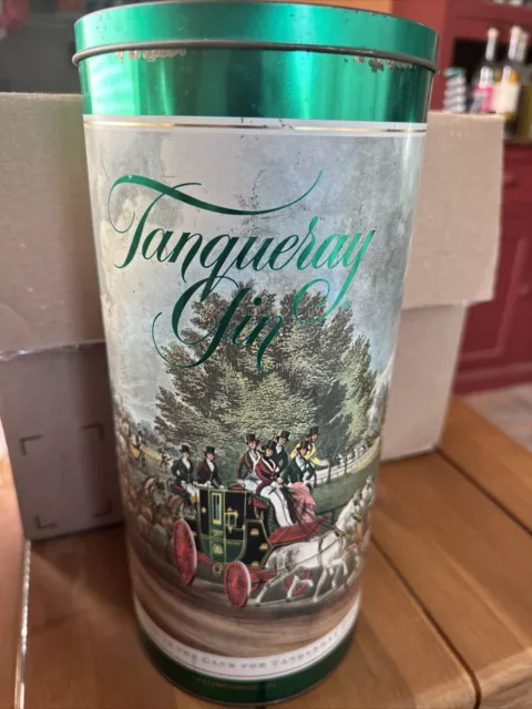 Tanqueray Gin 150th Anniversary Tin 1980 1.75mL