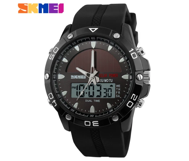 OROLOGIO DA POLSO Uomo Skmei 1064 Energia Solare Sport Multifunzione Luce Led EUR 39 90 PicClick FR
