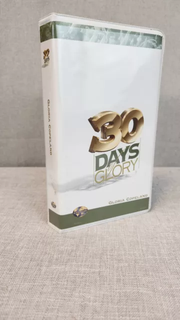 USED Kenneth Gloria Copeland Bible Teachings 4 Cassette Tapes 30 Days Of Glory
